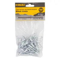 Заклепки алюминиевые Sigma 2612641 Standart 4.8x10.16мм 50шт                                        