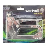 Степлер пружинный для скобы Wertvoll FX-1101 4-14мм 11.3x0.7мм корпус металл/хром