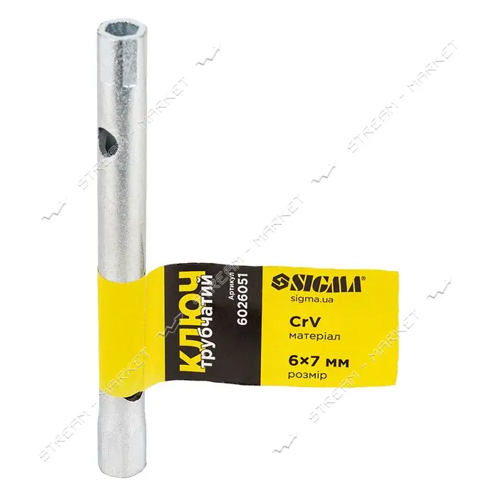 Ключ трубчатый Sigma 6026051 6х7мм                                                                  