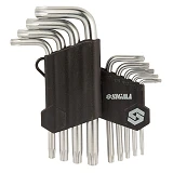 Ключи Sigma 402221 torx 9шт T10-T50мм CrV короткие                                                  