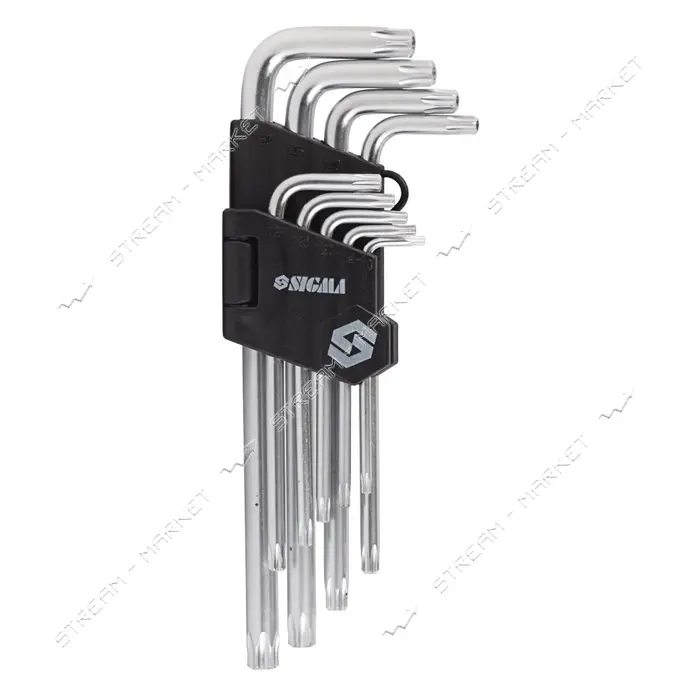 Ключи Sigma 402222 torx 9шт T10-T50мм CrV средние                                                   