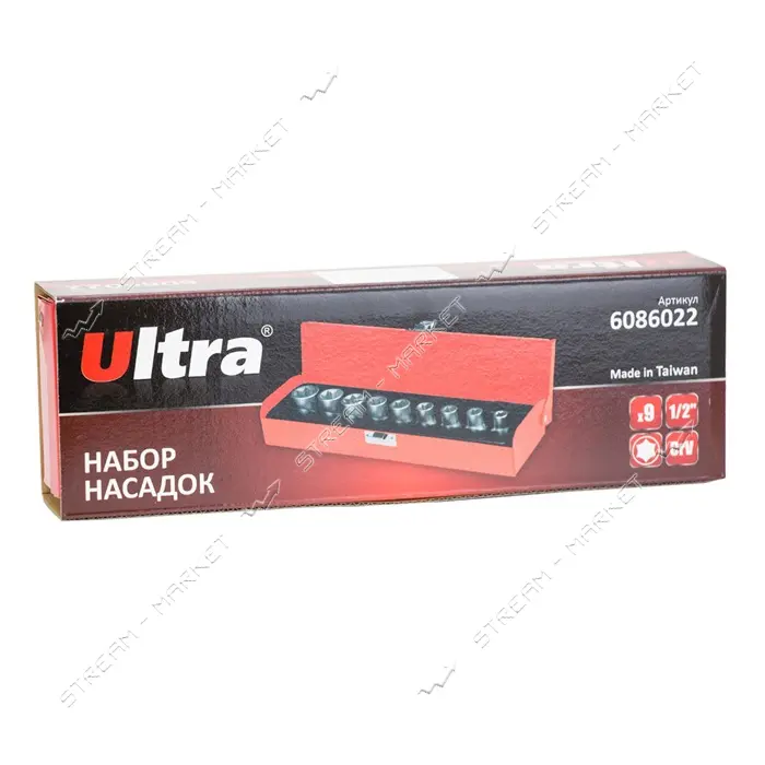 Набор инструментов Sigma 6086022 Star 1/2" 9шт CrV ULTRA кейс                                       