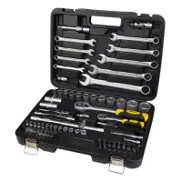 Набор насадок торцевых и биты Sigma 6001551 1/4" 1/2" 82шт CrV кейс