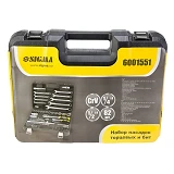 Набор насадок торцевых и биты Sigma 6001551 1/4" 1/2" 82шт CrV кейс
