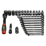 Насадки торцеві SIGMA 700026 1/2" плюс аксесуари ULTRA кейс 26шт