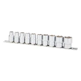 Набор насадок шестигранных Sigma 6003681 1/2" на планке 10шт CrV                                    