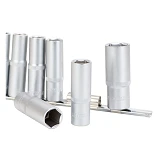 Набор насадок шестигранных Sigma 6003691 1/2" на планке 8шт CrV