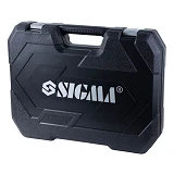 Набор насадок торцевых и биты Sigma 6003811 1/4" 3/8" 1/2" на планке 171шт CrV