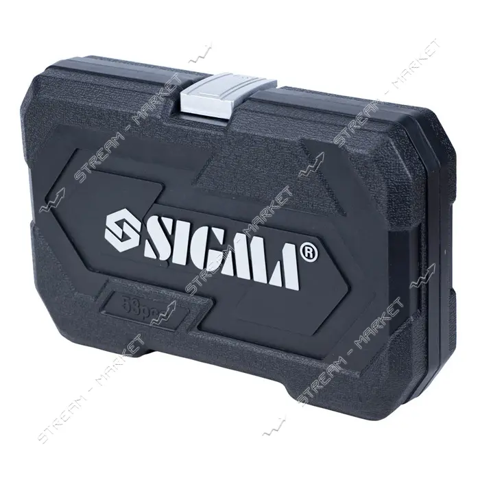 Набор насадок торцевых и биты Sigma 6003521 1/4" 53шт CrV                                           