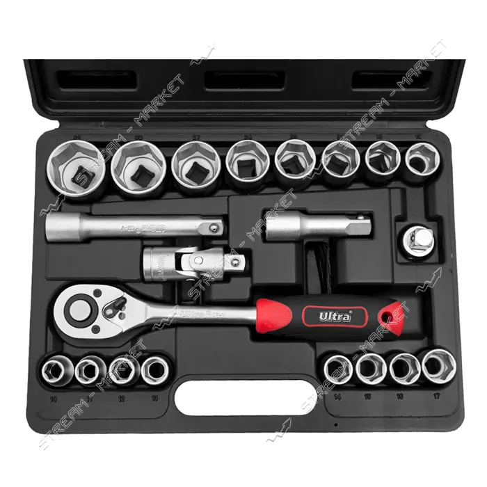 Набор торцевых насадок Sigma 6003062 Ultra Taiwan CrV 1/2" 21шт