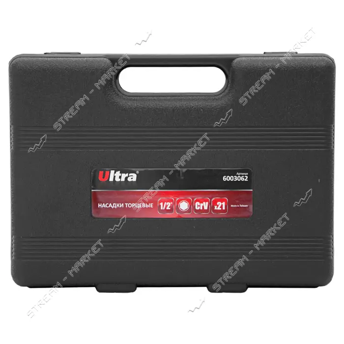 Набор торцевых насадок Sigma 6003062 Ultra Taiwan CrV 1/2" 21шт