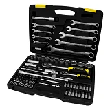 Насадки торцевые и биты ULTRA 6001142 1/4" 1/2" 82шт CrV кейс                                       