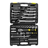 Насадки торцевые и биты ULTRA 6001142 1/4" 1/2" 82шт CrV кейс                                       