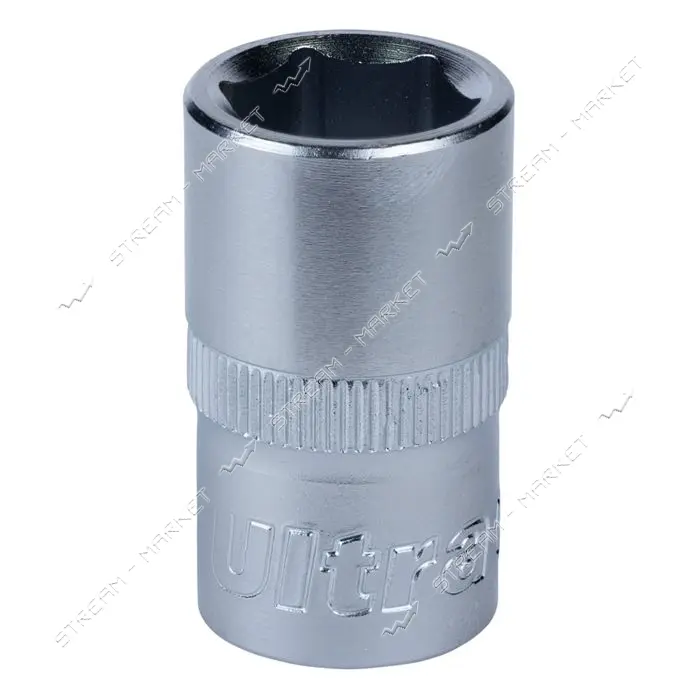 Насадка шестигранная короткая Sigma 711215 1/2" CrV ULTRA 15мм                                      