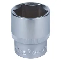 Насадка шестигранная короткая Sigma 711227 1/2" CrV ULTRA 27мм                                      