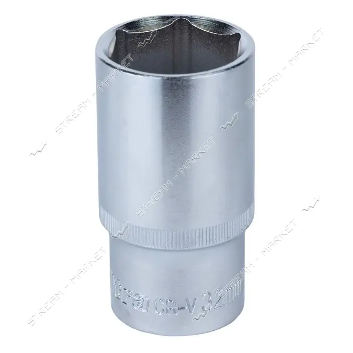 Насадка шестигранная длинная Sigma 711332 1/2" CrV ULTRA 32мм