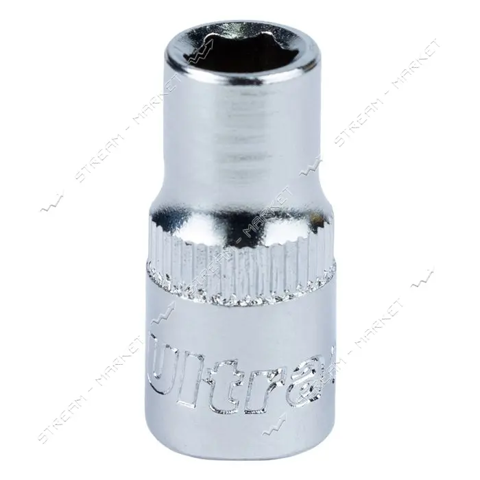 Насадка шестигранная короткая Sigma 711406 1/4" CrV ULTRA 6мм                                       