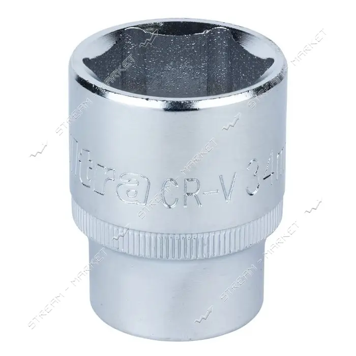 Насадка шестигранная Sigma 713434 3/4" CrV ULTRA 34мм                                               