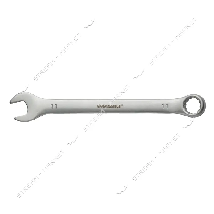 Ключ рожково-накидной Sigma 6021561 11мм CrV SATINE с подвесом