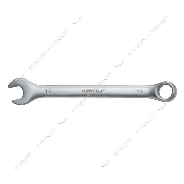 Ключ рожково-накидной Sigma 6021581 13мм CrV SATINE с подвесом
