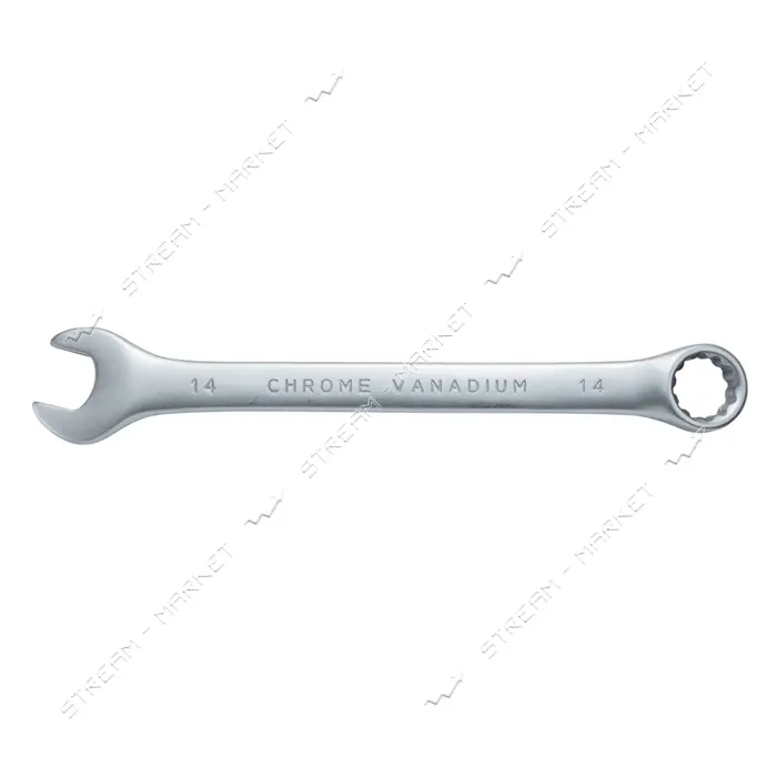 Ключ рожково-накидной Sigma 6021591 14мм CrV SATINE с подвесом                                      
