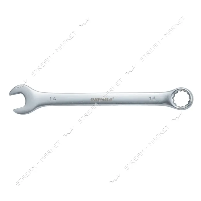 Ключ рожково-накидной Sigma 6021591 14мм CrV SATINE с подвесом                                      