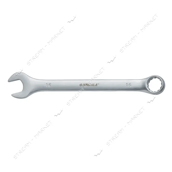Ключ рожково-накидной Sigma 6021611 16мм CrV SATINE с подвесом