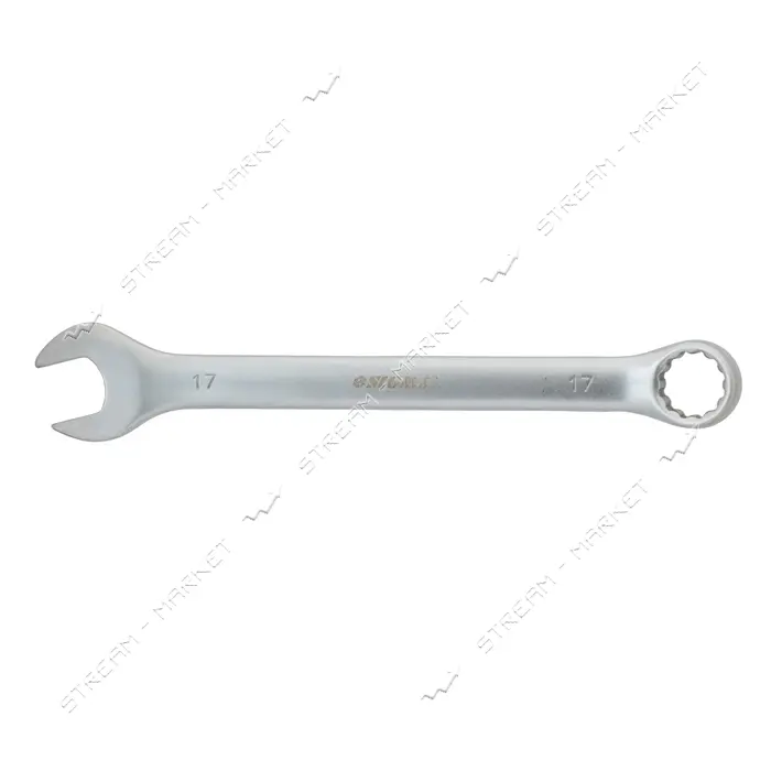 Ключ рожково-накидной Sigma 6021621 17мм CrV SATINE с подвесом                                      