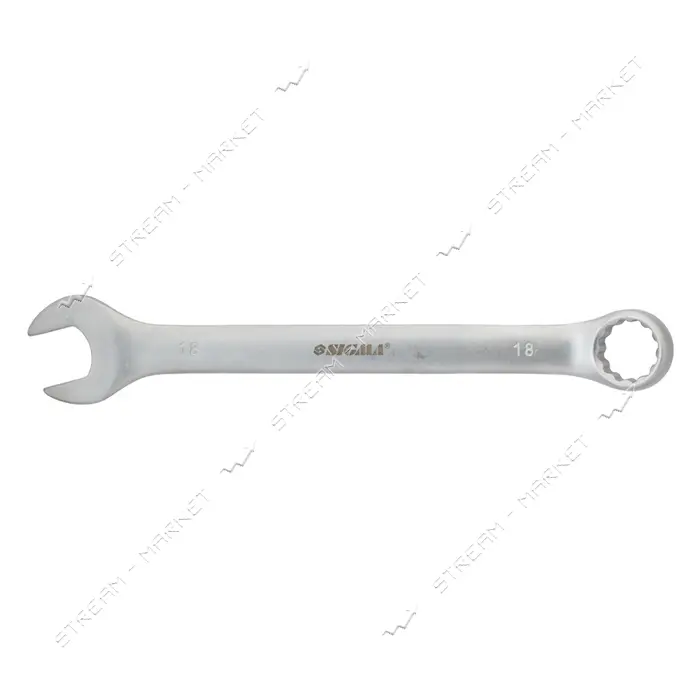 Ключ рожково-накидной Sigma 6021631 18мм CrV SATINE с подвесом                                      