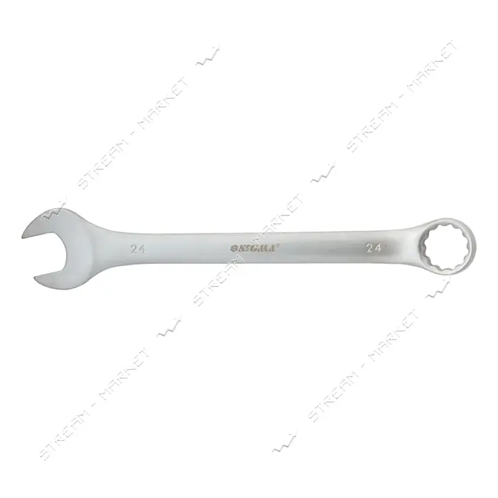Ключ рожково-накидной Sigma 6021691 24мм CrV SATINE с подвесом                                      