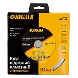 Круг алмазный Sigma универсал 180х22.2