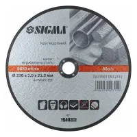 Круг отрезной по металлу Sigma 230х2х22.2мм                                                         