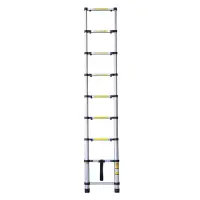 Лестница Sigma Flora 513008 телескопическая 8 ступенек 2.6м                                         