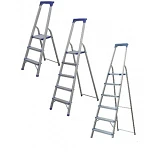 Стремянка Sigma Flora 5035494 алюминиевая 4-х ступенчатая 2.8м                                      