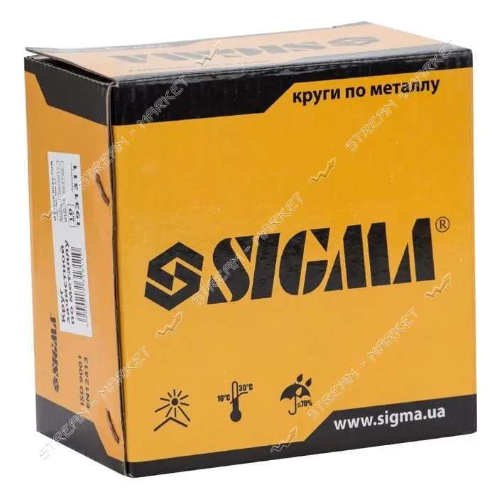 Круг зачистной по металлу Sigma 1931311 125х6.0х22.2мм