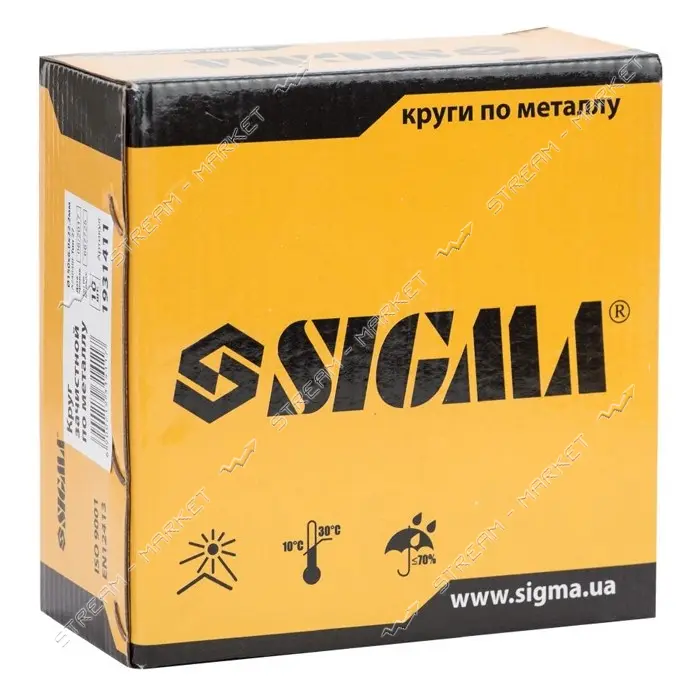 Круг зачистной по металлу Sigma 1931411 150х22.2х6мм