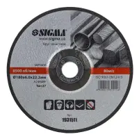 Круг зачистной по металлу Sigma 1931511 180х6.0х22.2мм                                              