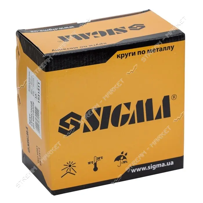 Круг зачистной по металлу Sigma 1931511 180х6.0х22.2мм