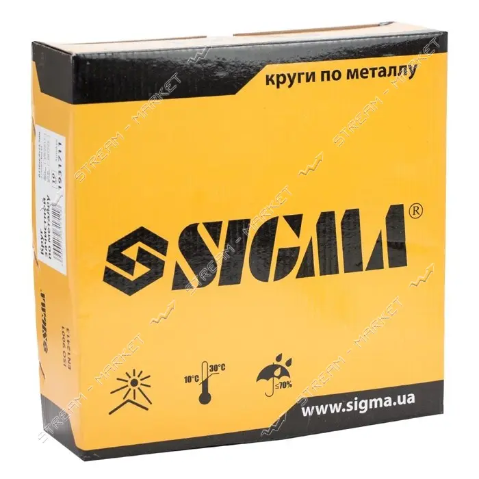Круг зачистной по металлу Sigma 1931711 230х6.0х22.2мм