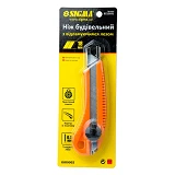 Нож с отламывающимся лезвием Sigma 8213031 580039 18мм винт замок