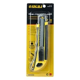 Нож с отламывающимся лезвием Sigma 8211111 18мм лезвия 3 лезвия                                     