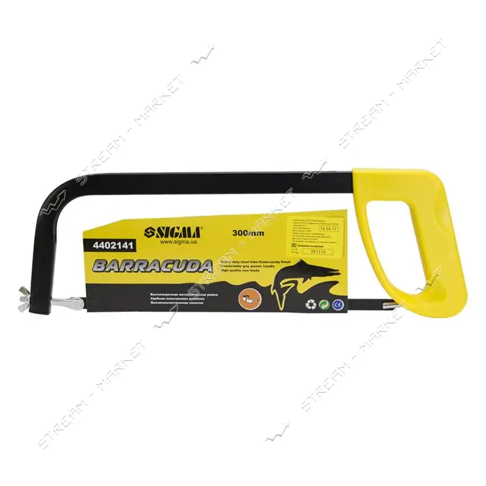 Ножовка по металлу Sigma 4402141 830301 BARRACUDA 300мм                                             