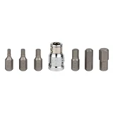 Биты Sigma 4013202 hex 6шт плюс переходник ULTRA кейс