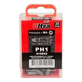 Биты Sigma 4010102 PH 1х25мм 1/4" 25шт CrV ULTRA коробок                                            