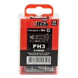 Биты Sigma 4010302 PH 3х25мм 1/4" 25шт CrV ULTRA коробок