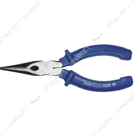 Длинногубцы изогнутые Sigma 4356201 200мм тип amer                                                  