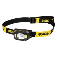 Фонарь налобный Sigma 5390231 LED аккумуляторный 300Лм 1200мАч с сенсором                           