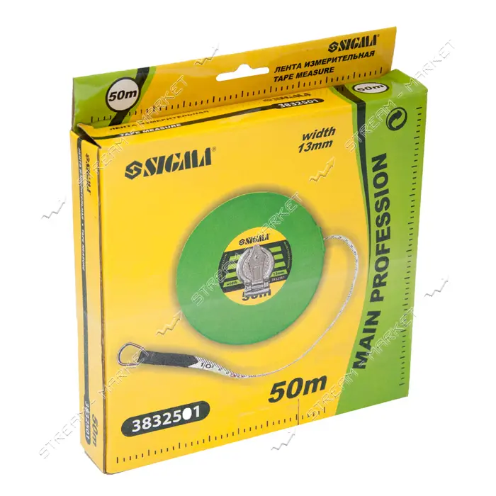 Рулетка Sigma 3831501 Main Profession 50м