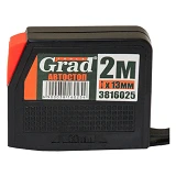 Рулетка GRAD 3816025 2м 13мм черная                                                                 
