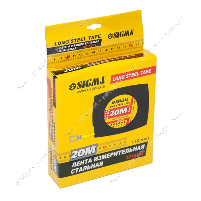 Рулетка Sigma LWA2010 20м